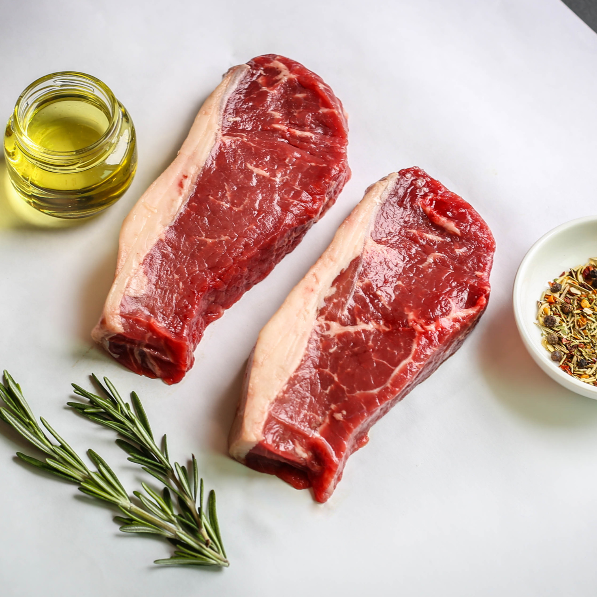 New York Strip Steaks